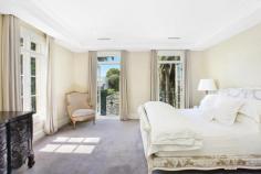  Magnificent European-inspired residence 81 Balfour Road , BELLEVUE HILL Auction Reminiscent of a classically inspired European estate, this impressive residence showcases grand proportions, meticulously selected finishes and a seamless transition between the indoors and the breathtaking alfresco areas. Completed in 2007, it's set on a level 802 sqm parcel of land in one of the East's premier blue ribbon enclaves, just a brief walk to the Rose Bay waterfront. The two-storey home contains five bedrooms and 4.5 bathrooms, including a lavish master suite with a travertine ensuite, custom-designed dressing room and a Juliet balcony. Both the elegant formal lounge and dining room and stately office are warmed by gas fires. Encompassing a sleek CaesarStone Miele kitchen, the casual entertaining space opens to an expansive terrace complete with an in-built barbeque and automated awnings. It overlooks impeccably manicured gardens with sculpted hedges, towering palm trees, a gas-heated heated pool, putting green and a poolside cabana/gym with a WC and fridges. 