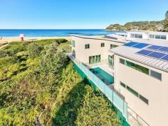  165 Avoca Drive, Avoca NSW Surf Watch - The Ultimate Beachfront Masterpiece Rare opportunity to snap up a recently constructed architect masterpiece with breathtaking oceanfront panorama offering majestic headland to headland views within the natural beauty setting of Avoca Beach. With no neighbours on the northern side, the home was designed to offer privacy, luxury living and optimum access to natural light and sunshine throughout. This versatile beach house flows seamlessly over two levels with a sparkling in ground salt water pool by the ocean’s edge. The home exudes calmness and exclusivity with bespoke finishes and exquisite detailing. Perfect as the ultimate holiday retreat, exclusive permanent home, or even two separate luxury 2 bedroom flats. The choice is yours! The stunning new property features: - Downstairs: 2 large double bedrooms, a bathroom and powder room, open plan design kitchen with European Miele appliances, huge sliding doors opening up to the private courtyard and swimming pool for that indoor/outdoor lifestyle, as well as your own private access to the beach - Upstairs features a Master bedroom with en-suite, an additional bedroom with bathroom, open plan kitchen/wet bar with a large living/rumpus area offering unimpeded views of the ocean and headlands, a study/tv room and deck to enjoy perfect summer sunrises over the ocean - 4 car garage and additional 4 car off street parking, security gates, alarm - Ducted vacuum and air conditioning to bedrooms and study, solar power hot water and power to grid, travertine flooring for health and ease of maintenance - In ground salt water pool - Generous internal and garage storage with an additional full floor area available under the home - Exclusive location close to shops, sand and surf, perfect for active families - Take a video tour around this impressive home at http://bit.ly/1d67ZUr Embrace a life of luxury and exclusivity in a truly magical setting. Property Features Building / Floor Area 	 641.0 sqm Land Area 	 769.0 sqm 