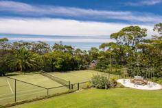 54 Lane Cove Road,  Ingleside NSW For Sale - Offers Over $8,500,000  8  9  6 Unequivocally one of Sydney's finest estates, this magnificent 5 acre holding has left nothing undone its quest for luxurious liveability. From its spectacular gala indoor/outdoor entertaining venues including a tennis court, 26 metre heated pool, indoor jumps arena and state-of-the-art stables, it exceeds the expectations of the most discerning elitist on every front. Nestled on private rolling lawns with sweeping 180 degree north easterly ocean and coastal vistas, it is only 30 minutes from the CBD and moments to village shops, schools and beaches. Drive through the secure gated entry and wind your way past the timber post, rail paddocks and cascading waterfall to the residence. From the moment you lay eyes on the exquisitely crafted facade it becomes immediately apparent that this residence is of the highest calibre. Exquisitely crafted from sandstone and wrapped in a timber posted bull-nose verandah with a large turret romancing the facade, it tastefully fuses Australian colonial and European provincial themes with designer finishes to create a retreat of elegance and sophistication with a warm country-style ambiance. Guests are welcomed through the grand formal entrance foyer with soaring double height ceilings with an elaborate antique chandelier lighting the way. The living spaces have been cleverly interwoven to integrate with an enormous indoor/outdoor loggia with an open fireplace. Separate living and dining areas merges seamlessly with level lawns and soaks in the north easterly sun, summer breezes and sweeping views. It comes complete with formal living and dining spaces plus an enormous family room or home cinema with surround sound and mounted flat screen TV.  Finished in imported Italian marble with a breakfast bar and state-of-the-art European appliances, the kitchen is equipped with a commercial-grade gas stove with barbecue plate and two ovens, two integrated dishwashers and pantry. King sized bedrooms all with built-ins and ensuites. The palatial master forms the heart of circular turret & features towering ceilings, dressing room, wardrobes built into the circular wall & a spiral staircase that leads to a circular mezzanine library with access to the sun drenched terrace with spectacular views.  Absolute heaven for the dedicated wine connoisseur, the wine cellar is locked behind iron gates and consists of a labyrinth of sandstone walled rooms with cedar wine racks holding up to 4,000 bottles. 