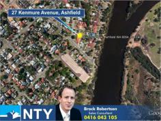  27 Kenmure Avenue, Ashfield WA Stone throw to river! Immaculately renovated and fully restored 3 bedroom, 2 bathroom, 1960’s home, located just metres from the river. Features polished timber floors, open plan living area, large renovated kitchen with gas cooking and stainless steel appliances, neutral décor, lovely renovated bathrooms with full height tiling, ducted reverse cycle air conditioning, alfresco area with high ceilings and timber decking, good size backyard, double lock up garage, alarm system, fully rewired and re-plumbed & potential to extend up or back in the future. FEATURES Air conditionedAlarmBathrooms2Bedrooms3Entrance HallFamilyGarage2Gas ConnectedGas HWSInsulationKitchenLaundryPatioReticulatedSewer ConnectedWater Closets2 