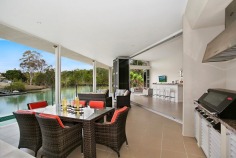 - Spectacular water views and picturesque ambiance with over 75 squares of living
- Immaculate residence with high ceilings and top quality fittings situated on a 964m2 allotment
- 5 bedrooms (3 ensuited bedrooms) including separate guest living zone
- 2 separate home offices and additional study
- State of the art entertainers kitchen which connects to stunning alfresco dining areas 
- Built over 2 levels with an impressive 45.6m wide waterfront
- Luxury pool, private boat ramp with direct ocean access
- Functional floor plan, well designed for family or dual living
Land Size	964 sqm
Property Type	House