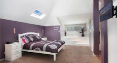 Bed 26 Nepean Avenue, Penrith NSW 4 3 2 CONTACT Paul Dukes 0401 007 379 4 bedrooms + 2 with ensuites + 2 with walk-in robes  Formal lounge | living + open plan kitchen | dining & family with bi-fold door Gorgeous gourmet style kitchen + stone bench tops + commercial grade oven    + dishwasher + breakfast bar + glass splash backs  Fabulous undercover entertaining + ample storage + double garage + internal   access + remote panel lift door High set ceilings + ornate cornices + r|c ducted air conditioning + ceramic tiles throughout + new carpet + freshly painted  + plantation shutters  In - ground swimming pool + private setting + fully landscaped gardens + cobble stone front drive    Situated in a popular locale, this exceptional family home embraces classic modern elegance for relaxed living and entertaining. Offering stylish interiors and private rear setting with sun washed level lawns. The stylish simplicity from master builder ZAC homes and innovative design with exemplary finishes, creates a spacious residence that all the family will LOVE. Book your exclusive viewing today. Land Size:  771m2 room 2