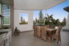 This home is situated on a double block of 810m2 and is unrivalled in proportions and elegance to anything else and also offers a once in a life time extravagance to the discerning buyer.

Providing an unsurpassed standard of living, the owners of this home have thought of everything. From the vast casual entertaining downstairs with a large bar, connoisseur's wine cellar and TV lounge opens fully to the private pool terrace. Adjoining the executive study is an artist's studio with perfect north-east daylight, while across the wide hallway is a large sound-proof home theatre.

Every necessity and luxury has been catered for in this 5 king bedroom and 4.5 vogue bathroom masterpiece. From the minute you enter, the calibre of the property is obvious! From this position it is absolutely perfect. Located meters to the breathtaking patrolled beach and due to the substantial block size your complete privacy is assured.

Additional features:
* 7 years young
* Only metres to patrolled surf beaches
* Over 80 squares on 810m2 double block
* 5 king size bedrooms, 4.5 vogue style bathrooms 
* Master with huge walk-in robe and ensuite with spa
* Large sound-proof home theatre, connoisseur's wine cellar and artist's studio 
* State of the art designer kitchen with butler's pantry
* Spotted gum floors, gas fire to living
* Sparkling in-ground pool with private terrace featuring a wet bar
* Enormous designer laundry, vacumaid
* Ducted air, Bose sound, 3-car garage


I can assure you that an inspection will not disappoint.