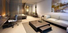  45 Macquarie Street, Parramatta, NSW 2150 From $445,000 V by Crown will be the tallest residential tower under construction in Parramatta’s CBD. Many of these superbly appointed apartments will have stunning views to Parramatta parklands, Sydney CBD Parramatta river and Blue mountains. V will  bring a new level of luxury to Parramatta. + Highest quality fixtures and finishes including natural stone floors, European appliances, LED lighting and full height glass sliding doors. + Walking distance to train station and bus interchange, Westfield Parramatta and Church St Eateries. + Minutes drive to Westmead Hospital, University of Western Sydney, Rosehill Gardens Racecourse and M4 motorway. THE MID RISE CITY VIEW RELEASE NOW SELLING! CALL 1300 207 647 OR VISIT VBYCROWN.COM.AU VISIT OUR LUXURIOUS DISPLAY APARTMENTS CORNER MARSDEN & MACQUARIE STREETS, PARRAMATTA OPEN 10AM TO 4PM DAILY OR BY APPOINTMENT DISCLAIMER: All images are artists impressions. Prices are correct as at 17th March 2014. Less   Private pool deck and 25m lap pool Fully equipped gymnasium Sauna and integrated spa Theatrette Gaming room Wine room Conference and library facilities Resident gardens Video intercom security system Reverse cycle air conditioning Less   