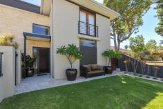  1/217 Coode St , COMO WA Light, modern home in close proximity to the city and CBD. Situated in a great location, this inviting street front townhouse is sure to impress.  A secure entry gate and formal entry lead you into a spacious well maintained home. The open plan kitchen overlooks the dining and family/lounge room both with sliding doors onto the tranquil entertaining area. Stainless steel appliances, Caesar Stone bench tops, breakfast bar add a touch of class to the modern kitchen.  Sliding glass doors allow easy access to a big outdoor undercover pergola with retractable awning � ideal for all year round entertaining. Also on the ground floor, there is a study/4th bedroom, powder room, laundry and direct access from the double garage into the residence.  Upstairs, there is another living area, complimented by a Juliet balcony. The main bedroom is spacious and incorporates an ensuite and large walk in robe. The second and third bedrooms have double built in robes and are serviced by the family bathroom. This is a low maintenance residence you would be proud to own. Be quick to view! KEY SELLING FEATURES � Spacious double size bedrooms � all with robes  � Master with ensuite � double vanity and walk in robes � 2 Living areas � Chef�s kitchen with Caesar Stone bench tops, breakfast bar  � Open plan dining room � Study/4th bedroom � Powder room � Family bathroom � with bath � Reverse cycle air conditioning  � Ducted Vacuum � Double garage with remote controlled door � Direct access into the home from garage � Lovely grassed front yard with secure entry gate � North facing undercover entertaining area with retractable awning and water feature � Security screens to lower level � Security system � Alarm � No common walls � Pets Allowed � Close to state and private schools, shops, transport, river and CBD Rates / Costs Water Rates:$1025.05 p/aCouncil Rates:$2218.25 p/aTotal Fees:$3243.30 p/a 