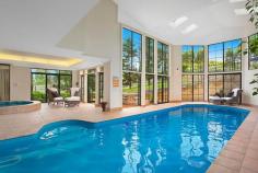  ABBOTSBURY NSW 11 Withers Place A beautiful home of palatial proportions, this stunning tri-level residence epitomises luxury, with every conceivable inclusion for carefree family living. Private and secure, the home is peacefully placed in one of Abbotsbury's finest street settings. Defined by awe-inspiring detail and immaculate interiors Entry level includes indoor pool, spa, sauna and bedroom There’s also an alfresco entertaining area and home theatre Upstairs is the billiards room and formal lounge and dining CaesarStone gas kitchen with separate pantry/prep room There’s also a casual dining area and bedroom with ensuite Master retreat includes study nook, wet bar, ensuite, balcony Three additional double bedrooms on level three, built-ins Triple drive through garage with workshop and storage space Neighbouring Western Sydney Regional Park, close to shops 