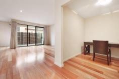 6/10 Scott Street, Elwood VIC Situated on the top floor, is this huge (approx 100sqm) 2 level apartment that offers that extra space everyone has been looking for. Comprises security entrance, 2 large bedrooms, separate office/study, spacious central bathroom, euro laundry, expansive open plan lounge/dining area, stylish kitchen, private balcony, polished boards, heating/cooling and secure basement parking for 1. Located just metres to public transport, Tennyson Street shopping, a short stroll to Ormond Road, parks and the beach. 