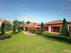 Click to Dural NSWStory Of A Fairy Tale A beautiful blend of timeless charm and modern styling is this magnificent double bricked home set on 1.43 (approx.) desirable landscaped hectares. Every direction you turn there is something amazing to see from water features to amazing gardens to the detail of the architectural design of the home.  Upon entering the driveway through the wrought iron electric gates you will immediately feel as though you have stepped into a fairy tale! You will love the impressive grand entrance with marble floors, huge crystal chandeliers and sublimely crafted centre piece. The style and features of this property cannot be expressed purely in words. However, here is a taste of what this magnificent estate comprises of:  * Elegant formal lounge room with fireplace expanding to the sunken formal dining room  * Gourmet timber kitchen equipped with Miele appliances, granite bench-tops, dishwasher, 3 ovens, microwave and an island bench with a selection of cooking elements  * Huge walk-in pantry leading to the cool room  * Meals area off kitchen  * Family room with fireplace  * Casino dubbed room off family room  * Ballroom with bar, stage, commercial grade kitchen fit for a chef plus a billiard room - Perfect to host your own Great Gatsby party!  * Additional lounge room with pitched wooden panel ceiling, sink and French doors opening to the yard  * Master bedroom with walk-in robe, ensuite and it's own courtyard  * Ensuite to the other 4 bedrooms in the main house  * Resort style bathroom with spa, dual sink, shower and toilet room  * Guest wash closets  * Cancel your gym membership as it includes a gymnasium room and sauna  * Extra living room with laundry tub to the right wing  * The guest house features a lounge & dining room, kitchen with dishwasher, 2 bedrooms and bathroom with separate toilet  * 2 entertainment areas overlooking the pool and BBQ area  * Alluring salt water inground pool with spa, waterfall and it's own island surrounded by palm trees and plants  * Hold your own grand slam with this full size tennis court  * Lots of grass area - perfect for playing croquet or equestrian  * 22x12m shed/mechanic workshop with stable  * 6-car automatic garage  Additional features include: imported Italian wallpaper, ducted air conditioning throughout, alarm system, intercom, security camera system, detailed cornices, high ceilings, feature skylights, French doors & windows, huge laundry, study room, 35,000L underground water tank, septic tank, timers to the external lights and fountains.  Turn your dream into a reality!  For a full list of inclusions and to arrange a private inspection, call Ruma Mundi today on 0411 030 202 or 02 8883 1088. move to next image.