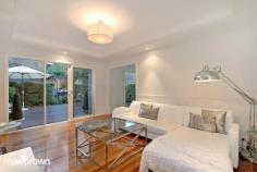  1/4-6 Ridgway Avenue, Croydon Vic Ideally situated in one of the Croydon's most prestigious leafy locations, and only a short stroll to the main shopping Centre is this meticulously maintained home. Flowing over two levels with northerly aspects, this property offers a very functional floor plan, consisting of 3 bedrooms, 2 bathrooms plus powder room, formal lounge, fully equipped kitchen, open plan meals area and a double lockup garage with internal access. Step outside to a sensational and very private outdoor entertainment delight. Features include ducted heating, refrigerated cooling, high ceilings and private driveway. A true statement in style!   