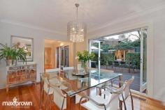 1/4-6 Ridgway Avenue, Croydon Vic Ideally situated in one of the Croydon's most prestigious leafy locations, and only a short stroll to the main shopping Centre is this meticulously maintained home. Flowing over two levels with northerly aspects, this property offers a very functional floor plan, consisting of 3 bedrooms, 2 bathrooms plus powder room, formal lounge, fully equipped kitchen, open plan meals area and a double lockup garage with internal access. Step outside to a sensational and very private outdoor entertainment delight. Features include ducted heating, refrigerated cooling, high ceilings and private driveway. A true statement in style!   