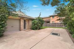 10/2 Calabro Avenue, Lurnea NSW Peacefully nestled in a family-friendly complex, this stylish villa is spaciously designed and presents an ideal opportunity to acquire a low maintenance property in a desirable location. It is near shops and within a stroll to transport and public schools. Two large bedrooms, each with mirrored built-in robes Oversized lounge room with split air conditioning Separate dining space adjoins neatly presented kitchen Well appointed main bathroom, complete with bath Lavish timber flooring throughout living areas Very private rear courtyard, low maintenance Single lock-up garage with internal access Located at the rear of the complex, one common wall Stable tenant paying attractive return, view to stay Close to Liverpool CBD and short stroll to T-Way 