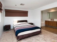 17 Chertley Street, Morley WA Home Open this Sun (15th) 2:00 to 2:30pm Inspection Times: Sun 15/06/2014 02:00 PM to 02:30 PM STROLL UP THE STREET TO WELD SQUARE PRIMARY SCHOOL  Just like new 4 bedroom, 2 bathroom, 2 storey home on easy care block with big back yard.  Entry via private courtyard into foyer where modern floor tiles flow past separate home theatre and shoppers entry from garage to generous open planned kitchen, dining, family rooms which looks onto koi pond in alfresco area.  Synthetic lawn in big, private yard with huge all-purpose lock up, pitched roof, Colourbond work shed / gym or games room.  Parents will love the upstairs retreat living with balcony and master bedroom with built in robes, en-suite & powder room and a further 3 double sized bedrooms downstairs in own wing.  FEATURES  DOWNSTAIRS  *	Security system  *	Ducted reverse cycle air conditioning throughout  *	High ceiling  UPSTAIRS  *	Parents retreat living area  EXTERNAL  *	Double lock up garage  *	Space to park 4 cars off road  