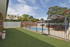  56 Davy Street, BOORAGOON WA  If you've almost given up looking for that very special home that has everything you need, then look no further. Here it is! Get in quick and be the first to view this cleverly designed home, perfect for today's modern family or couple. With a sparkling pool and undercover alfresco area this home has already enjoyed many a day and night relaxing and entertaining friends and family.  The free flowing floor plan that perfectly integrates various living, dining and entertainment options allowing everyone to intermingle as well as retreat to their own space. Upon entry the spotted gum floor boards lead you to the open plan family area with elevated ceilings enhancing the heart of the home to its fullest potential overlooking the well-appointed kitchen and informal meals area. Seeing the pool from the kitchen and family area gives you that peace of mind knowing you can keep an eye on those bigger kids. If you are ready to retire but aren't ready for a tiny house this is perfect. Garden City a walk away, Melville aquatic a couple of minutes' drive in the car and close to bus routes this home is in an ideal location. This home is very low maintenance with no lawns to mow and very little gardening. It will suit a small family or those who would like a home with a pool.  Extra features this home has to offer: -Open plan kitchen, meals and family -Master bedroom with walk-in robe and en-suite -3 extra bedrooms with built-in-robes -Undercover alfresco area -Sparkling pool -Lock up garage -Reverse Cycle and Ducted air-conditioning -Single Story Home -Walk to Garden City Shopping Centre -2009 Built home -Applecross Zoned High School   