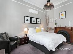  19 Fawkner Street, ST KILDA VIC 3182 With an emphasis on easy living, this sun drenched (freestanding) inner city residence on a generous garden allotment (180 sqm approx.) in the heart of St Kilda offers a private and affordable base for you to embark on a new and enviable cosmopolitan lifestyle. Situated within a stroll to Acland Street, Fitzroy Street and the beach. This delightfully presented property comprises 2 double bedrooms, central bathroom, open plan kitchen, fabulous living room with pitched liner board ceiling, open fire and French doors opening to a decked outdoor entertainment area complete with heated plunge pool/Spa. Other features include period features, air conditioning, alarm system, polished boards, dishwasher 