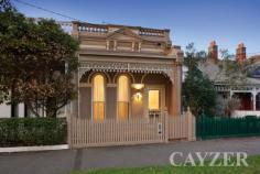  243 Danks Street, ALBERT PARK VIC 3206 Beautifully renovated Victorian combines period features with modern day architecture. Comprising: Two bedrooms (with built-in robes) and family size central bathroom (with stone bench top, stylish stone tiles and Villeroy Boch bath and toilet), kitchen (with Miele induction stove top and oven, dishwasher and stone breakfast bar) opening to expansive dining/family room. Rear bi-fold glass doors open onto covered alfresco area and garden plus rear laneway access for a vehicle. Upstairs: Main bedroom (with two robes and large roof storage), second modern bathroom and living area/parents' retreat with a terrace. Features: Beautiful polished floorboards, premium fittings, LED lighting throughout, central heating and cooling, solar power, internet wired house, under stairs storage and a garden shed further compliment this wonderful property. 