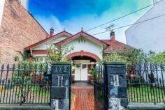  170 - 172 Nelson Road South Melbourne Vic 3205 Magnificent "A Grade" Grand beautifully presented solid brick home on 
huge block of approx. 477m2 with west northerly aspect and two street 
frontages. Step inside into this welcoming and most liveable home that 
has been renovated over time with meticulous care and workmanship 
showcasing large modern open plan living with room and space for a 
growing family, unlimited potential and much much more. If you're in the
 market for a grand home and haven't found what you're looking for so 
far, then this may be the one. Unique, rare holding a must inspect. 
Currently comprising grand entry porch, large lobby with large bedrooms 
on either side each featuring curved bay leadlight windows, hallway to 
3rd bedroom and bathroom and large formal living connecting to open 
plan dining, large gourmet kitchen with plenty of storage space and 
soaring raked cathedral ceilings, a separate meals area, large spacious 
family room, another lobby with stairs leading to basement that is 
mirror image of upstairs currently used for storage that can be easily 
converted to a variety of uses including rumpus, bathroom, billiard room
 and so on. Back yard accessed from Smith St with roller door leading 
into garage. Other features include intact splendid intricate pressed 
metal ceilings, leadlight windows, high 3.3m ceilings, polished 
floorboards, period features throughout, ducted heating . Close to South
 Melbourne market, Albert Park village cafÃ©s, Beach, St Vincent's 
Gardens, Schools with zoning to the newly built state of the art Albert
 Park college. 