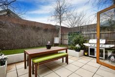  27 Blazey Street, Richmond VIC Classical elements and contemporary excellence are intelligently balanced by this bright, beautifully renovated period residence, complemented by a Richmond pocket offering quiet proximity to Victoria Gardens shopping, Bridge Road and the Yarra’s river bank bike paths. Spotted gum floorboards and romantic original pressed metal ceilings reflect the skill, style and sensitivity with which comprehensive updating has been completed throughout a floor-plan that offers three bedrooms, each with built in robes, two retaining period fire places. A distinctive designer bathroom makes a quality contribution before a north facing living/dining area delivers dynamic dimensions featuring a Jetmaster fire-place, cathedral ceilings and a Caesar-stone kitchen with soft closing storage. Double glazed bi-fold doors to a landscaped courtyard conclude a perfect example of ‘walk in and enjoy’ proportions, further enhanced by ducted heating/ refrigerated air-conditioning, alarm and large shed. 