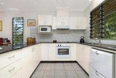  4/30 Phillip Street, Fannie Bay NT SECLUDED TROPICAL LIVING Situated at the rear of a small complex of four is this beautifully appointed, two storey, three bedroom townhouse. In arguably Darwin's most sought after suburb, this home is so close to the Fannie Bay shops, foreshore walking track, Saturday markets and so much more.  A tiled entry downstairs leads to two bedrooms, bathroom and laundry. Take the timber staircase upstairs and you immediately notice the bright and spacious lounge and dining area.  Louvered windows throughout are designed to bring the outside in and to capture the cool breeze, alternatively this property is also fully air conditioned for the warmer months. Stunning timber flooring extends from the living areas into the main bedroom which offers a walk in robe and ensuite with double shower and vanity. For the cook the kitchen features stone benches, under bench oven and electric cook top, dishwasher and ample storage.  The tropical ambience of this home is enhanced by the palms surrounding the upstairs living areas, an added bonus being the variety of birdlife each morning that you can enjoy whilst sitting on your large private balcony. Added features are a double lock up garage and a large private and tiled courtyard ideal for entertaining. In Brief: -Executive 3 bedroom Townhouse in a small complex of only 4 -316m2 on title incorporating large private courtyard -Close to quality amenities and attractions -At the rear of the complex for added privacy -Double lock up garage -Tropical ambience with kitchen and living upstairs -Louvre windows, timber flooring and fully air conditioned -Large balcony -Self managed Body Corporate -Currently tenanted until late January 2015 A beautiful home that will be appreciated more with your personal inspection   