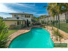 LIGHT-FILLED, FAMILY HOME - EXCELLENT LOCATION - VIEWS - POOL 23 DRYSDALE CR, BROOKFIELD, QLD 4069 4 3 2 Set over 2 levels, this family home has a strikingly versatile layout with great separation of spaces. As you enter you will be welcomed with abundant natural light streaming in from the windows in the double volume entrance hall framed by beautiful angled ceilings. This level also has a formal lounge and formal dining room. At the hub of the home is the kitchen with an open plan family room and informal dining, overlooking the pool and children's playing yard. There is a guest room, a two-way bathroom, a study and a laundry, both with direct access to the yard. The second floor boasts the master bedroom with en-suite, 2 other bedrooms, the family bathroom and separate toilet. Beautiful breezes and leafy suburban vistas from every window. Great features of the property include:  * 4 Bedrooms - main with en suite  * 3 Bathrooms  * Separate formal lounge and formal dining  * Spacious kitchen with generous meals area, and an open plan family room.  * Home office with separate access  * Entertainment area overlooking tropical gardens and pool and children's play area  * Laundry with direct access to drying yard  * Air conditioning  * Plenty of storage cupboards  * Double remote garage  * Solar Power 3kw  * Water tank 5,000L  * Fully fenced  * 845sqm Block  * Excellent location, close to good schools and amenities FOR SALE$849k FEATURES GENERAL FEATURES Property Type:   House Bedrooms:   4 Bathrooms:   3 Land Size:   845 m² (approx) INDOOR Toilets:   3 Air Conditioning OUTDOOR Garage Spaces:   2 Swimming Pool - Inground OTHER FEATURES Built-In Wardrobes,Garden,Secure Parking,Terrace/Balcony CONTACTS GWEN MOSS Mobile: 0437 775 974 Email this agent OFFICE 2053 Moggill Road Kenmore Qld 4069 ph: 07 3720 4800 fax: 07 3378 7324 Email this office 