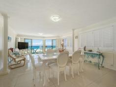 6/287 Golden Four Dr Bilinga QLD 4225 BIG VIEWS, SMALL BLOCK, RIGHT ON BILINGA BEACH! Waking
 up to a sunrise over the horizon, whale watching and surf reports to 
your friends could be your new past times at this Bilinga beachfront 
unit. Only a sand dune is between the balcony and the beach. 
Skylines of Surfers Paradise to the North and Coolangatta to the South 
could be your new feature wall. Neutral tones, porcelain tiles 
and white timber shutters throughout the living areas give this unit the
 latest beachy, Hamptons look. * 2 bedrooms, master with ensuite * Amazing views from Surfers Paradise to Coolangatta * Tiled living areas * White timber shutters throughout * Neutral colour palette * Short walk to Bilinga Surf Lifesaving Club * Close to Airport * Close to John Flynn Hospital * Secure car park for two cars * Well maintained unit block and tropical gardens * Corner store just metres away * Handy to Tugun and Kirra shops and restaurants 