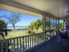  888 Scenic Hwy Kinka Beach QLD 4703 
 This 2 story 3 bedroom 2 bathroom free standing home sits on a 539m2 block directly opposite the splendid Kinka Beach coastline. 

 Sit and enjoy the sunrise as these sea-views of the beach and the 
islands from the front veranda go on forever. Magnificent water views 
at the front, beautiful bush setting at the back. A wonderfully 
relaxing place to live. 

 The house can be divided into 2 self contained living areas, ideal 
for in-laws or children. A small personal pool, rear courtyard, plus 
additional back garden with fruit trees and room for kids. It also has a
 rear entrance shed for that additional parking for small boat or van 
storage. 

 A tropical lifestyle awaits you so make sure you call in to inspect. 
 