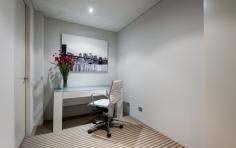  9/8 Victoria Ave Perth WA 6000 Apartment
 Nine at 8 Victoria Avenue provides stylish executive accommodation in 
the highly sought after inner city boutique apartment development, 
“Eight”, designed by award winning architect Jean-mic Perrine. Located
 on beautiful and leafy Victoria Avenue, this 1 Bedroom plus Study 
apartment features innovative design, a wonderful use of space and 
designer appointments throughout. This particular apartment type was the
 most popular floor type available when Eight first launched and it is 
easy to understand why. The design of apartment nine provides 
spacious open plan living and dining with high ceilings, adding to the 
overall feeling of spaciousness. The study is a welcome feature that 
allows you to open the space right up with its concertina doors or hide 
the study away should you require privacy to work. Attention to 
detail has been given to all the finishes in the apartment with its 
exclusively designed finishes you’ll only find at Eight, including the 
stunning striped wool carpets, kitchen cabinetry and stone bench tops 
and cladding. Apartment nine perfectly positions its owner or 
resident to live and enjoy a true inner city lifestyle. Being centrally 
located in the heart of the Perth CBD, you’ll be able to walk to work, 
enjoy the latest dining and bar options of Brookfield Place, stroll to 
the Swan River or sweat it out at the well-equipped 24 hour fitness 
centre located just down the road. With its boutique nature of 
only 27 apartments, Eight is a rarity among inner city apartment choices
 and remains a tightly held development. Enjoying historically strong 
rental returns, this apartment is well suited to investors wanting a 
quality inner city investment and of course, discerning owner-occupiers 
wanting a more intimate way of life. To inspect this rare inner city boutique apartment, please call Danielle Geagea on 0433 121 079 today 