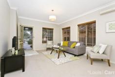  9/12 Martin Place Dural NSW 2158 the best things come in small packages! 211 looking charmingly picturesque from the moment you pull into the driveway, this adorable single-level villa is cute and enchanting all at once. a calm and serene retreat, perfect for first home owners who want to get their foot in the door of the property market, or those seeking an easier lifestyle as they get on in years, or those looking for an investment in a most convenient location.  this freestanding home is comfortable and welcoming. a chic combined lounge and dining at the heart of the home enjoys an outdoor entertainment area on one side and a spacious kitchen on the other. recently refreshed and featuring new stainless steel appliances, along with dishwasher and plenty of cupboard and counter space, the kitchen is fully equipped and ready for you to cook up your favorite recipes.  the two bedrooms both feature built-in robes, and the main bathroom conveniently divides the wc from the other amenities. the high ceilings create an extra sense of space and elegance, while the soft beige carpets throughout provide a cosy and homey environment. the neat yard is attractively tropical, fully fenced, and complete with garden shed. also featuring an extra large laundry, reverse-cycle air-conditioning, and an automatic garage with internal access.  
