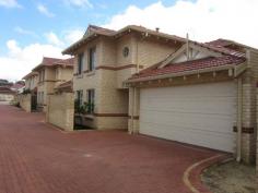  3/42 Gwenyfred Rd Kensington WA 6151 Come to our 1st Home Open Saturday 9th August 11am to 11.40am. You must come inside to appreciate this delightfully presented 3 bedroom, 2 bathroom executive home. Elegant lounge room off entry. Light and bright kitchen opens to the meals and family room which flows to a private outdoor entertaining zone. Freshly painted throughout. Tasteful neutral decor. Master bedroom has wir and ensuite bathroom . Guest bathroom has shower and bath. Study area on landing. Double garage and store room. R/C Air-con. No work to do just move in and enjoy life. Great location handy for transport and with easy access to CBD and Curtin University. Your opportunity to get into a family orientated suburb. Call us now for more details. 