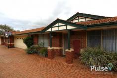  2/25 Mosaic St E Shelley WA 6148 Be quick. This immaculate 3 bedroom strata home is in a neat and tidy group of 4 villas in a cul de sac location near the Canning River. Offering sizeable accommodation, including separate lounge. Main bathroom /semi
 ensuite to main bedroom with separate wc. The new chefs’ kitchen with 
ample cupboards and breakfast bar enjoys an outlook to the all seasons outdoor patio entertaining area and garden. A double carport with auto door also gives access to the private patio area.  
   
 Strata levies a nominal $400 per year, includes your home insurance . 
   
 Extras include; ducted evaporative air conditioning , gas bayonet, gas storage HWS, security doors, storage room and built in robes. 