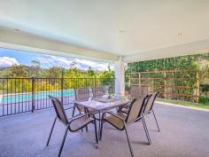  3 Marshall Grove, BONOGIN QLD 4213 Presentation
 and appointments are superb in this single level spacious home. Nestled
 in The Aspect with the accent on views it offers an atmosphere of 
comfort with an abundance of positive attributes. PERFECT PRESENTATION WITH QUALITY FIXTURES AND FITTINGS. HINTERLAND VIEWS. SALT WATER POOL WITH GLASS FENCING. UNDERCOVER ALFRESCO ENTERTAINING AREA. GARDENS WITH ENOUGH SPACE TO GROW VEGIES. YARD AND LAWNED AREAS ARE SUFFICENT FOR THE KIDS TO PLAY. OPEN PLAN LIVING AND SEPARATE MEDIA LOUNGE. TWO WAY WALK IN PANTRY. Plus features: ^ Ducted zoned r/c air conditioning. ^ Solar power with 16 panels. ^ Gas hot water and cooktop. ^ Water tank plumbed to household. ^ Stone benches in kitchen and bathrooms. ^ High ceilings and fans throughout. ^ Cul-de-sac quiet street. and 3 Marshall Grove is a low maintenance property. 
 There is much that can please many a lifestyle because this home simply
 works! The ambience is pleasing in this user-friendly lovely property. A home to enjoy and attain your desired lifestyle. 