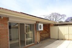  3/6 BENPORATH STREET BURSWOOD WA 6100 This villa is close to Crown Casino, Transport, Schools, City and Victoria Park cafe strip. Convenience is everything. 
 Easy care 3 bedroom with one Bathroom with separate toilet villa. Air
 Con in the Lounge and Master bedroom for those hot and sweaty summer 
nights. 
 Roller Shutters at the rear of the property. Paved Back yard with 
Easy care garden. This villa also has electric solar panels as well. 
 3 Bedroom 1 Bathroom, roller shutters, Air Con in Lounge and Master Room. 
 Solar electricity panels. 