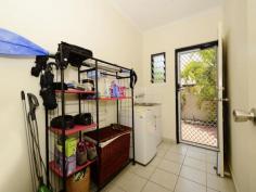 2/5 Tsolos Place THE NARROWS NT 0820 - Contemporary, 2 bedroom apartment  - Tiled and air-conditioned throughout  - Open plan living and dining rooms  - Centralised kitchen space with breakfast bar  - Each bedroom has a built in robe and is a good size  - Pristine bathroom complete with bath  - Internal laundry plus additional storage room  - Private rear courtyard, minimalist gardens  - Paved surrounds create an easy maintenance space  - Parking for two with additional street parking  - Handy location, close to the CBD  - Lease through to 18th Jan 2015 