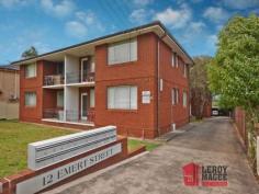 10/ 12 EMERT STREET WENTWORTHVILLE Enjoy a HOT balmy day overlooking Wentworthville Public Swimming Pool, this unit offers convenient living with a view.... Features: -2 bedrooms both with mirrored built-ins -New timber flooring in the living and bedrooms - Freshly painted throughout -New vanity and mirror in the bathroom -Separate kitchen area with electrical appliances -Combined lounge/dining leading onto a balcony overlooking the pool -Carpeted throughout -Original bathroom in a well maintained condition -Internal laundry -Single carport -Small block of 12 units Situated within a short stroll to Wentworthville Station, local shops, schools and all amenities....   