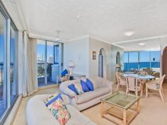 Beachside Tower - Main beach - Corbett & Co BEACHSIDE TOWER -ABSOLUTE BEACHFRONT – VIEWS TO COOLANGATTA 
 THE BEST VIEW IN MAIN BEACH!! 
 Living On the Beach 
 3 bedroom apartment with a view from every room 
 Great floorplan with a wrap around balcony off the living area & master bedroom 
 Wake up to a magnificent sunrise every morning 
 No roads to cross to the beach, simply walk onto the sand and relax 
 270o views with only 2 units per floor 
 Secure car parking and lift access 
 Excellent holiday let returns available 
 The upmarket island like suburb of Main Beach lies between the Gold 
Coast tourism Mecca of Surfers Paradise and the commercial locale of 
Southport. 
 Main Beach – is bordered by the blue waters of the Pacific Ocean and tranquil waters of the Gold Coast Broadwater. 
This exclusive precinct has evolved into the boutique upmarket suburb of
 the Gold Coast with its highly favoured residential living. 
 An ultimate lifestyle where one can dine alfresco and enjoy the 
company of friends at sidewalk cafes and restaurants without even 
hopping into a car. 