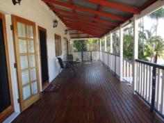  72 POOLE STREET BOWEN QLD 4805 PRIDE AND PASSION DESCRIBES THIS RENOVATION Classic comfortable Queenslander with the traditional features we all love - large block, wide, spacious verandahs, high ceilings, timber French doors and that 'homely' feel when you walk in. Outdoor entertaining is well catered for with the huge front verandah combined with the private covered back deck where you can truly enjoy the experience of being among the trees and tropical atmosphere. What a perfect spot to enjoy some 'quiet' time over a coffee, good book or just to catch up with friends and a barbie. Not to mention lazy days slipping into the pool for a dip.  Well presented with bright, open living spaces and carpeted floors, this property features 4 bedrooms (2 opening to the front verandah) and plenty of room for dining and relaxing. The light galley style kitchen opens through glass doors to the outdoor deck with classic bullnose roof and overlooking the pool. Low maintenance gardens add to the charm with native bauhinia, gum and bottle brush trees to attract all the bird life. With great street appeal, this Queenslander has all the significant attributes and charm you expect - nothing left to do but enjoy. Come and inspect this one - it's worth a look.   
