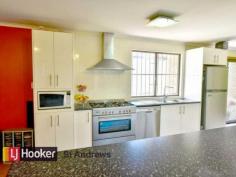  61 Bannockburn Ave St Andrews NSW 2566 s you enter the home be taken in by the 
open plan design consisting of modern kitchen with adjoining lounge, 
dining and family areas. Tucked away are 3 bedrooms offering built in 
robes to 2, renovated bathroom with separate toilet and an internal 
laundry. Outback is a generous sized yard with covered entertainment 
area and lock up car accommodation. 
 
The home is situated on a 569m2 block only 1.2km from local shops and 
finished off with split system air conditioner, double carport and 
stainless steel dishwasher. 
 
If this sounds like your type of home make sure you get your finances ready and attend our open home. 
 
   
 
 Property Snapshot 
 
 
 
 Property Type: 
 House 
 
 
 Features: 
 
 Air Conditioner 
 Built-In-Robes 
 Close to schools 
 Close to Transport 
 Dishwasher 
 Renovated 
 Undercover Entertainment Area 