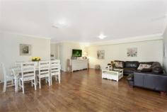  6 Haflinger Close Emu Heights NSW 2750 3 good size bedrooms with built in robes Beautifully renovated 3 way family bathroom Large open plan living areas Gorgeous kitchen with granite bench tops and quality appliances Ducted air conditioning, plantation shutters and quality fixtures and fittings throughout Huge undercover patio, in ground salt water pool and immaculate gardens Single garage plus an additional garage/shed/workshop out the back  Close to schools, day care and transport. Positioned in a lovely quiet cul-de-sac is this immaculate family home. Offering 3 bedrooms with built in wardrobes, beautiful family bathroom, stunning kitchen and large separate living areas. Quality flooring, plantation shutters and French doors give this home a true sense of style. The pitch roof pergola, in ground salt water swimming pool and manicured gardens set this property apart from the rest. Privacy is not an issue with the reserve at the rear and popular schools, transport and day cares are only minutes away.