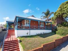 8 stirling st fremantle WA 6160. Standing proud high off the street with elevated views across the city, 
the port and ocean to Rottnest, this well preserved C1916 brick dwelling
 has spent its more recent years as commercial offices and could 
comfortably continue to service that purpose or be rejuvenated back into
 a gracious family home. On 736 sqm of land zoned R35 there is scope for future subdivision and re-development of the site too. With
 lovely aesthetic appeal from the street, the building offers three or 
four very large bedrooms, typically high ornate ceilings, glorious 
Jarrah floors and deep set verandahs embrace all but the southern 
elevation. The addition of a future two storey rear extension would 
capture even better views. There is a generous driveway along the 
northern boundary accessing the rear original outbuildings and level 
parking / garden areas. Located an easy stroll down the hill to 
central Fremantle, Fremantle Park, the Aquatic and Arts Centres and 
local schools are all within walking distance. With its generous land
 holding, historic integrity, superb location, ocean views and options 
for either commercial or residential applications (or perhaps a 
combination of both) this excellent property is sure to attract much 
buyer attention; make sure you're amongst the first to view. 735 sqm of land R35 zoning Ocean views C1910 building in excellent order Residential or commercial use 