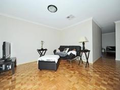  53 Kinglassie Cir Kinross WA 6028 ** VIEWING SUNDAY 17TH AUGUST 2.00-2.45PM This well presented Four Bedroom, Two Bathroom Home built in 1995 has 180m2 of Floor Space, A Covered Patio and Double Carport with direct access to the Kitchen. It is fully insulated and has Evaporative Air Conditioning Throughout and overhead fans in each of the bedrooms and Family Room. The Lounge/Dining room has parquetry flooring and is situated to the left of the tiled entry hall which has a feature glass panel. The King Size Master Bedroom is to the right and has a built in bio fuel heater, a walk in robe and a window seat and single bowl vanity in the Ensuite. The Three Double Size Bedrooms are carpeted and have single robes. The Family/kitchen/Meals area if fully tiled with the kitchen providing ample cupboard space, walk in pantry, fridge/freezer recess, Dishwasher, Microwave Shelf, Gas Cook top and Electric Oven. The Games Room has access to the covered Timber Alfresco area. The Lawns and Gardens are established and reticulated. An area of the rear garden has a brick fire pit with fixed seating around it. There is also Powered Workshop/shed/ Call Bob to view on 0438 012723  