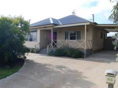 46 Links Road Mansfield VIC 3722 Situated on the edge of town, just down the road from the Golf Club. This lovely home comprises 3 bedrooms, central bathroom, large open plan kitchen living & meals area. Separate lounge, new carpets, polished hardwood floorboards, solid fuel heater & R/C air. Covered outside entertaining area, carport, low maintenance surrounds. Well worth an inspection.