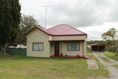  2 Thompson St Portland NSW 2847 * 3 double bedrooms * Versatile kitchen  * Separate dining * Lounge room with wood fire and bay window * Good bathroom (shower over bath). * New double garage & double carport  * Fully fenced 1014sqm block * East Portland * Side lane access 