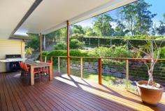 120 Glenmount Rd Tanawha QLD 4556 CONTEMPORARY HOME WITH SOLAR ELECTRICITY ON 4021M2 A
 contemporary family home seated on a striking 4021m2 elevated block 
with a generous forested outlook situated just 3km from Buderim with 
easy access to the highway for the commuters. This property is a 
lovely two level design with an easy work from home capability. A 
beautiful feel with bamboo flooring and big open plan indoor outdoor 
living. The home has four bedrooms, two bathrooms, TWO living areas and 
double lock up garaging. A wide north east facing deck comes off the 
living area and overlooks an ideal play area of lawn. Beautiful big 
windows to capture light and breezes. The living area has a cosy 
fireplace and room enough for the largest of lounge suites. The home has
 SOLAR ELECTRICITY and is fully insulated. The visitor will appreciate 
the building quality and design with plenty of under house storage. This
 is an ideal family home or for those wanting an easy maintenance yard 
and garden. Easy short drive to town and excellent tv reception and high
 speed internet. This property is a simply must see and a drive by 
will not do justice to the ready to move in and immaculately presented 
home. Inspections are easy. - Air conditioning and ceiling fans - Private palm grove with creek - Modern kitchen - Fully insulated including outdoor entertaining area - Two generous living areas - View from every room - Large master bedroom - Plumbed fridge space - Dog fencing - Easy access to motorway. Property Features     Ceiling fans     Deck     Dishwasher     Entertaining Area     Fireplace(s)     Material: Colorbond Roof, Timber     Microwave     Oven     Rangehood     Style: Double Storey, Contemporary     Terrace/Paved     View: North-East 
