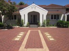  23 Wattle St South Perth WA 6151 Come to our home open Saturday the 9th of August 12pm to 12.40pm Neatly presented 3 bedroom, (plus study area) 2 bathroom character home situated on a prime 670sqm block. Front and Rear access. Renovate or Bulldoze. This pretty family home features a formal entry, an elegant formal lounge room has a gas fire place with mantle, gorgeous lead light doors and recessed windows , high ornate ceilings and picture rails. Formal dining room. Spacious country kitchen opens to meals and family room that flows to entertaining area with pergola. Double garage off sealed rear lane way, single carport plus extra parking at front. Garden shed/workshop. Comfy as is and worthy of your renovation . Good tenants happy to stay on. Prestigious street, quiet handy location close to Schools, shops, park and handy for the City, Curtin University and transport. Your opportunity to get into this family orientated suburb. Call us now for more details.     