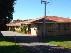  6/98 Boulton Street Dianella WA 6059 . Well located Art Deco Complex, this unit is in small lot of 7 units all at ground level. This
 is a beauty, Hard to find like this.. Freshly renovated. polished solid
 Jarrah flooring, new ceilings throughout, new kitchen with island 
bench, renovated bathroom and laundry, Both bedrooms have large built in
 robes with full length mirrors, Split system air conditioner, fully 
insulated. Security doors to front and back. Large private court yard with garden shed, New colour bond fencing. private carport. Low levies. Private viewing only Call Peter on 0418 918379