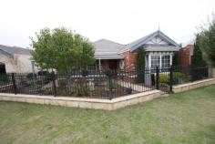  4 Marigold Court South Bunbury WA 6230 Ideal for those seeking a care free lifestyle and standout convenience, this executive 3 bedroom, 2 bathroom home is positioned in Big Swamp Parklands on the fringe of South Bunbury, easy walking distance to shopping and Bunbury's retail and entertainment hub. It's perfect for the professional couple or investor with strong rental demand. Features include: Entry hall  Spacious open plan kitchen, dining and family  Separate theatre/ front lounge with French doors  Master suite with walk in robe and ensuite  Ensuite features a massive shower and double basins  Reverse-cycle air-conditioning, down lights and high ceilings to main living area  Quality fittings throughout  Alfresco entertaining area  Low maintenance lawns and gardens  Fully fenced 367m2 block  Secure double garage 