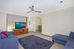  45 Tukara Rd South Penrith NSW 2750 Single Level Brick Home with 4 bedrooms, 1 Bathroom (Separate Toilets) & Internal Laundry Open Kitchen w/ Casual Dining Separate Lounge & Formal Dining Extra Large Second Family Room Sunny Large Rear Yard with Side Access Rear Entertaining Terrace/Undercover BBQ Facility Easy-care Gardens & Lawn Lockable Double Garage & Separate Carport Garden Shed Airconditioning to Main Bedroom & Family Room Ceiling Fans Positioned close to schools, shops, public transport & the CBD of Penrith, this neat family home is ready for a new family or investor. There are 4 bedrooms, two living spaces, a wonderful outdoor BBQ area& a fenced rear yard for the kids. 