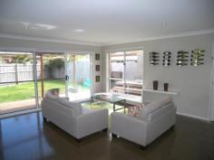 5 Gara Ct Ocean Shores NSW 2483 This near new 4 bed 2 bath 
beautiful home features high ceilings with celestial east facing windows
 which incorporates the best of modern living and design. This Spacious 
retreat is in a level quiet cul-de-sac but oh so close to the action 
with convenient access to the shopping centre and Brunswick Heads cafes 
and beaches. All the bedrooms have built ins with a lovely large ensuite
 in the main and the 4th bed/ office having sliding doors that allow the
 morning sun to stream in. The modern kitchen with breakfast bar has gas
 cooking, dishwasher and everything you need to entertain in style. The 
home has solar hot water, ceiling fans and energy efficient insulation 
as well as making great use of its great solar aspect. Polished concrete
 floors in the dining / living finishes this impeccable classy light 
filled residence and is a pleasure to inspect. Landscaped gardens and 
double carport with fly-over roof add to the appeal of this immaculate 
home. Low maintenance and fully fenced yard is great for the kids or to 
entertain in summer. Priced to perfection just like the build at just 
$444,000. Enquire today! 