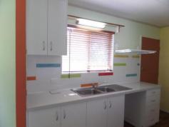  2 Joy St Cranbrook QLD 4814 Eco-friendly retreat in central Cranbrook! This
 lovely family home set on a corner block is just a stones throw from 
lovely parkland and Cranbrook Primary School and is a short drive or 
bike ride to Stockland, JCU Uni, Hospital and Lavarack. Featuring
 solar panels, solar hot water and a bore to water the garden this home 
is bright and cheerful and designed to catch the breeze and enhance 
tropical living. • 3 large bedrooms with built in robes • Fully air-conditioned • Bright and functional kitchen with stone benchtops and servery • Polished timber floor boards to lounge and dining area • Large front deck perfect for entertaining, overlooks lovely gardens • Single lock up carport as well as additional high clearance carport to the side of the house • Lovely paved alfresco area downstairs, perfect for weekend breakfast • Established gardens connected to an irrigation system run by the bore • Fully fenced and secure • Lovely quiet location close to school, parks, walking tracks etc • Solar panels as well as solar hot water – take advantage of no power bills or reduced power bills General Features Property Type: House Bedrooms: 3 Bathrooms: 1 Bond: $1,280 Indoor Features Living Areas: 1 Toilets: 1 Floorboards Broadband Internet Available Built-in Wardrobes Air Conditioning Outdoor Features Secure Parking Carport Spaces: 1 Garage Spaces: 1 Deck Courtyard Outdoor Entertaining Area Fully Fenced Eco Friendly Features Solar Panels Solar Hot Water Floorplans & Interactive Tours Details not provided 