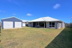 46 Greathead Road, Ashfield, QLD 4670. Situated in great handy location just a short stroll to the CBD, schools
 and all amenities, this modern 3 year old home is impeccably presented 
and has all the features one could hope for. Features include: - 4 large bedrooms + study (nook), all with built in robes - Spacious Master Suite with Large WIR & large modern ensuite (dual vanities) - Open plan design incorporating extensive living area & formal dining + MEDIA ROOM - Spectacular kitchen with quality appliances, dishwasher & great storage capacity - Large outdoor entertaining area under main roof with great outlook - Rendered, Security Screens, modern colour scheme, great quality inclusions - Dual remote lock up garage attached to the home + BIG 6x7m colour bond shed @ the rear - Perched on a manageable, fully fenced allotment which has side access to the shed and yard - Family friendly area just a short stroll to Kepnock School, Aldi & a 6 minute drive to the coast - Great grey nomad base, family home and would suit the executive couple also! - Still Under 7 Years Builders Warranty through the QBSA (approx 4 years left) giving you piece of mind - Way too many features to name, you best come see for yourself - AN EXCEPTIONAL PROPERTY IN LIKE NEW CONDITION, MOTIVATED SELLER IS MOVING SOUTH A HAVE PRICED THIS ONE TO SELL IMMEDIATELY! IF
 YOU HAVE BEEN SEARCHING FOR AN IMMACUALTE HOME WITH ALL THE ADDED 
EXTRA'S, IN A GREAT HANDY LOCATION THIS IS IT, THIS HOME HAS ALL THE "I 
WANTS" AND IS OFFERED TO THE MARKET AT AN INCREDIBLE PRICE POINT... CONTACT EXCLUSIVE MARKETING AGENT MICHAEL LOADER TODAY TO ARRANGE YOUR INSPECTION OR TO SUBMIT YOUR OFFER...
