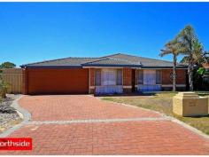  3 Howe Elbow Quinns Rocks WA 6030 Located on a quiet street and close to one of the best beaches in the Northern Suburbs is this 4 Bedroom 2 Bathroom Family Home, boasting air conditioning, 4 versatile living areas, large undercover entertaining area and double lock up garage with all of this set upon a 537m2 block. This home really does represent an amazing opportunity for future growth as it is set in one of Perth’s last remaining affordable beachside suburbs. Upon entering through the tiled entrance, the home opens out to the first of many living areas that this home has to offer. To the right of the hallway you will find a spacious carpeted Master Bedroom which is complete with a walk in robe, lots of natural light from a feature window and a private ensuite ensuite. Further into the home and down the entry hallway, you will find the separate, tiled dining area, which has two quality timber surround apertures set into the wall making keeping an eye on the very children easy. From here the dining room flows stylishly into the heart of the home, and the well appointed and spacious kitchen that features an island bench, dishwasher, ample cupboard and bench space, modern oven and gas stove top. The added benefit of the kitchen is that it overlooks and adjoins the tiled family meals area for superb functionality. Down the separate hallway and set away privately away from the open plan kitchen and family meals area, you will find the three additional minor bedrooms, two of which have built in robes, along with the neat clean and tidy family bathroom, that boasts a separate bathtub, shower and double door vanity unit. This part of the home also contains the large separate laundry that also accommodates the second toilet, a storage cupboard and then leads conveniently into the rear yard. Adjoining the rear of the kitchen you will find a light and bright family lounge/games room with low maintenance flooring and access outside to the stunning large colour bond pitched patio and paved entertaining area, which ideal for sitting out with friends on those long summer evenings. Easy access is available from this area to the rear of the large double lock up garage, which boasts a powered workshop area to the side to suit all your handyman needs. The rear garden opens out to a large lawn area with limestone walled garden beds that are complete with reticulated low maintenance gardens and the added convenience of a garden shed. All of this located close to local schools, shops, transport and of course the beautiful Quinns Rocks coastline, what more could you want.....? Be sure to call us today so as not to miss out on this fantastic future growth opportunity. 